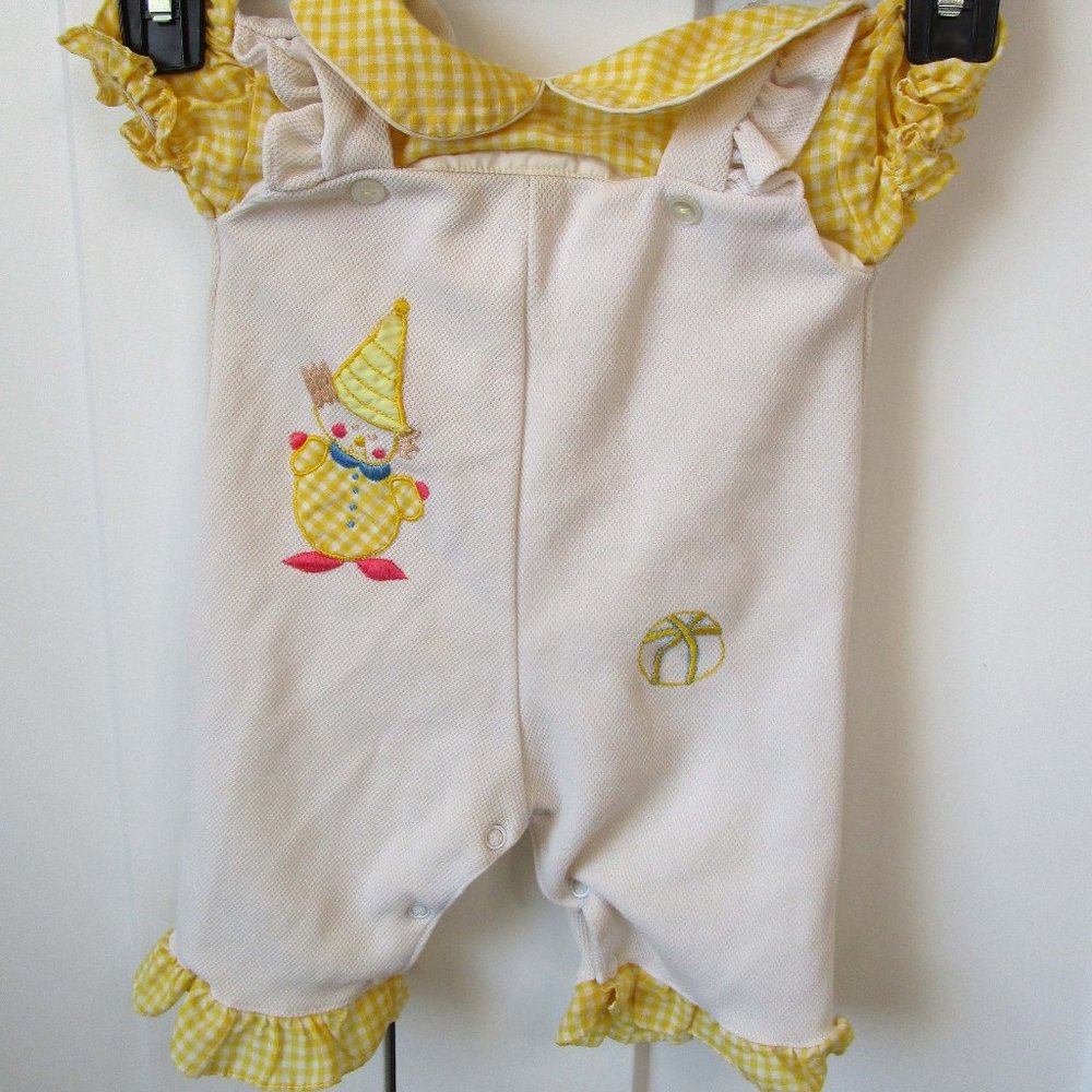 Vintage Baby Jump Suit With Booties 1970